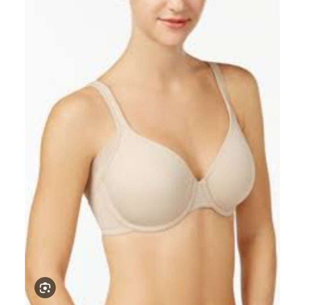 Bali 34C Beige One Smooth U Side- Smoothing Bra #6548 NEW!